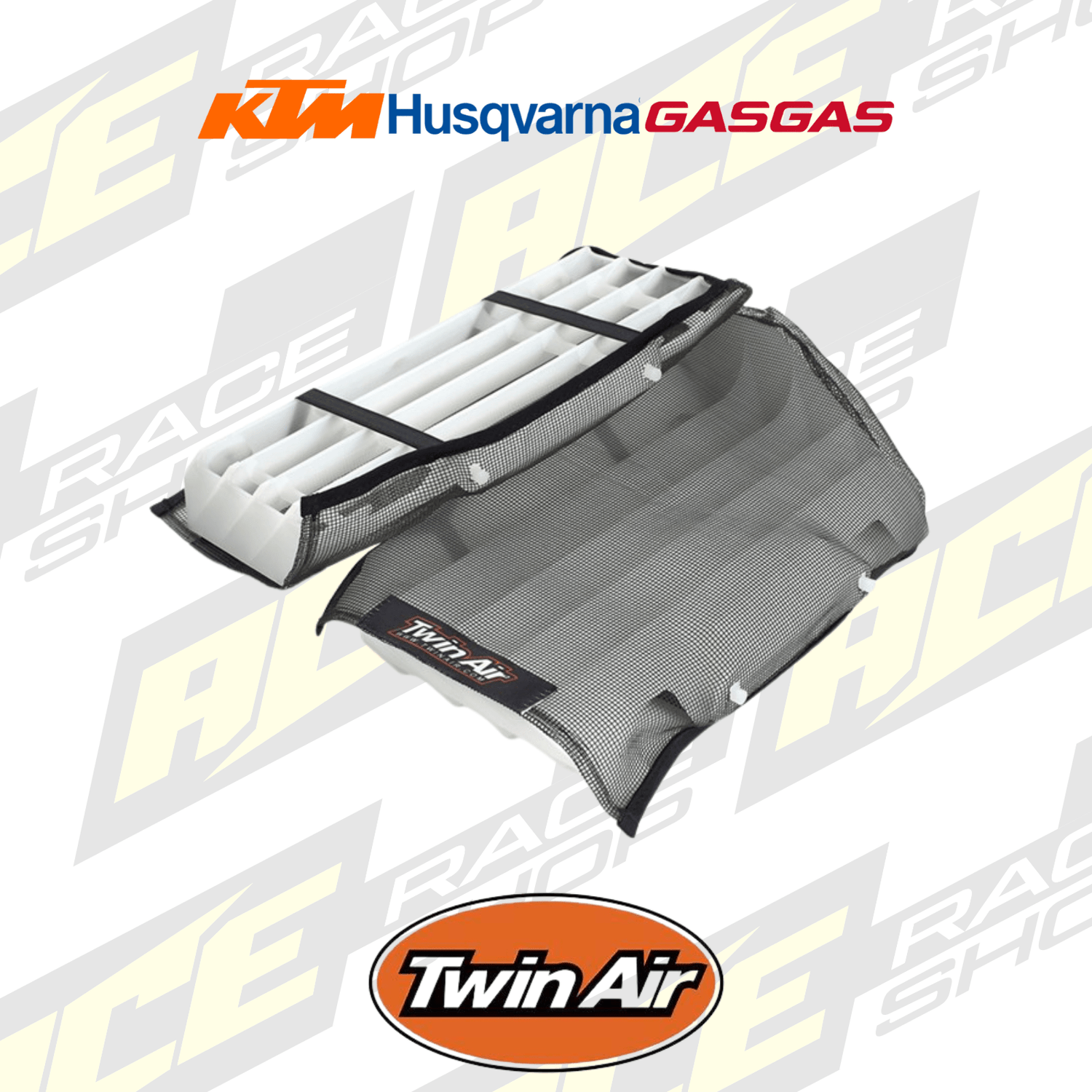 TWIN AIR RADIATOR SLEEVE KTM/HQV/GAS SX/SX - F/TC/FC 19 - 22, EXC/EXC - F/TE/FE 20 - 23, MC/MC - F/EC/EC - F 21 - 23 (R) - ACE Race Shop