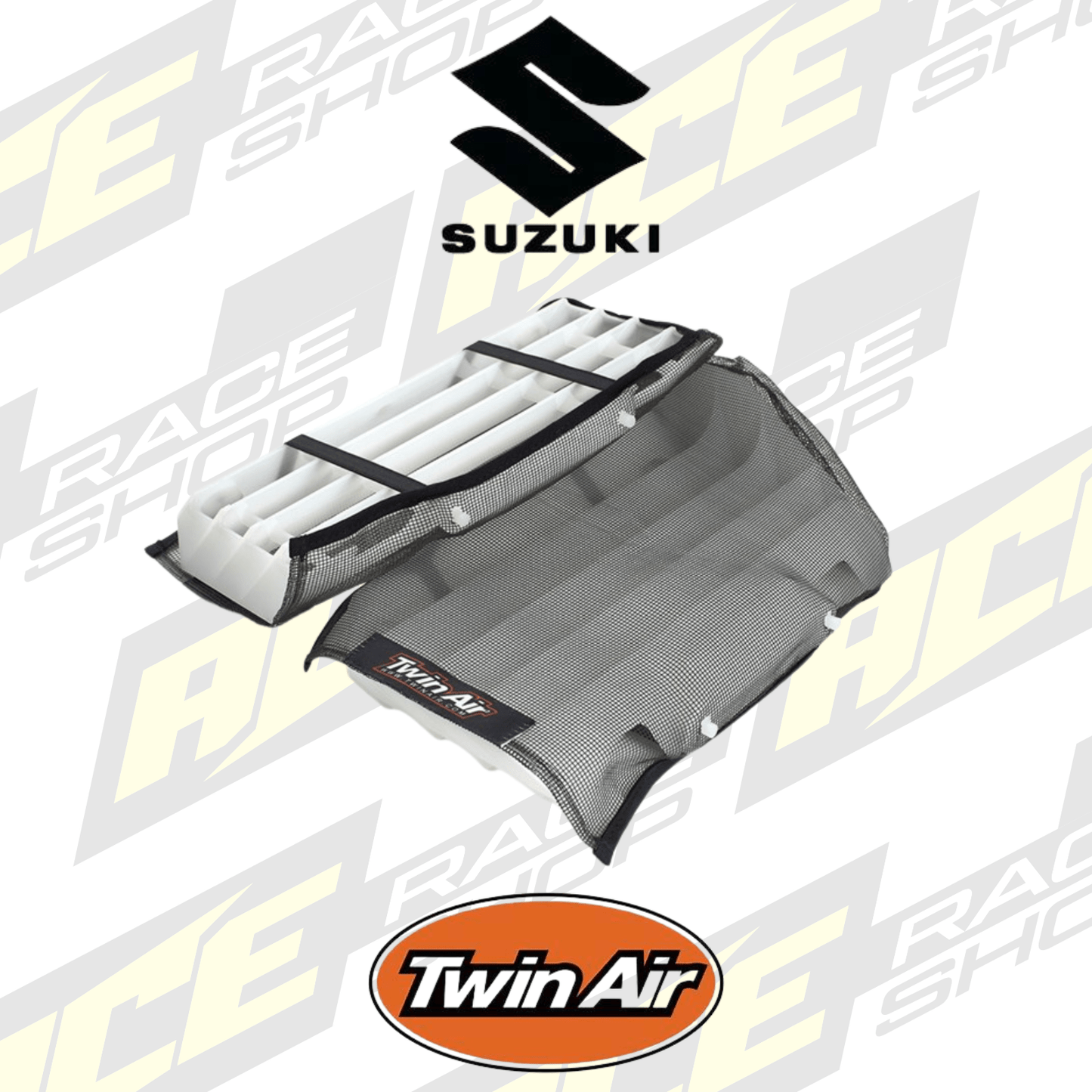 TWIN AIR RADIATOR SLEEVE SUZUKI RM - Z250 10 - 18, RM - Z450 08 - 17 - ACE Race Shop