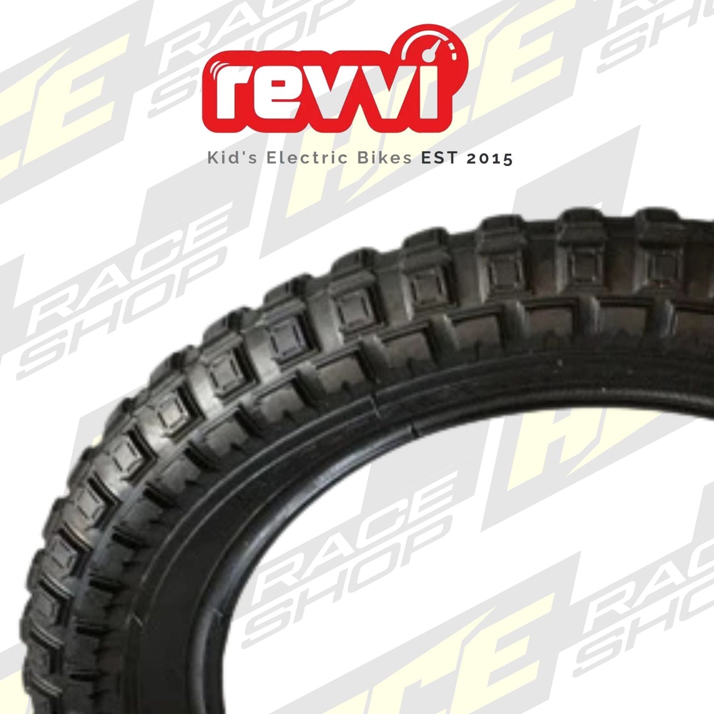 Tyre 16″ XL 2.50 – To fit Revvi 16 inch XL electric bikes Front or Rear - ACE Race Shop