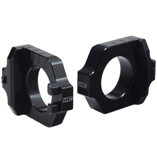 WORKS CONNECTION AXLE BLOCK KIT ELITE KAWASAKI/SUZUKI KX125 03 - 05, KX250 03 - 07, KX250F 04 - 25, KX450F 06 - 25, RMZ 250/450 04 - 25 - ACE Race Shop