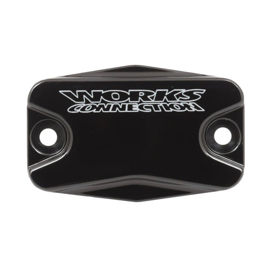 WORKS CONNECTION CLUTCH MASTER CYLINDER COVER BRAKTEC GAS/HQV EC - EC - F 21 - 25, MC/MC - F/EX 125 - 450 24 - 25, TE/FE150 - 501 22 - 24 BLACK - ACE Race Shop