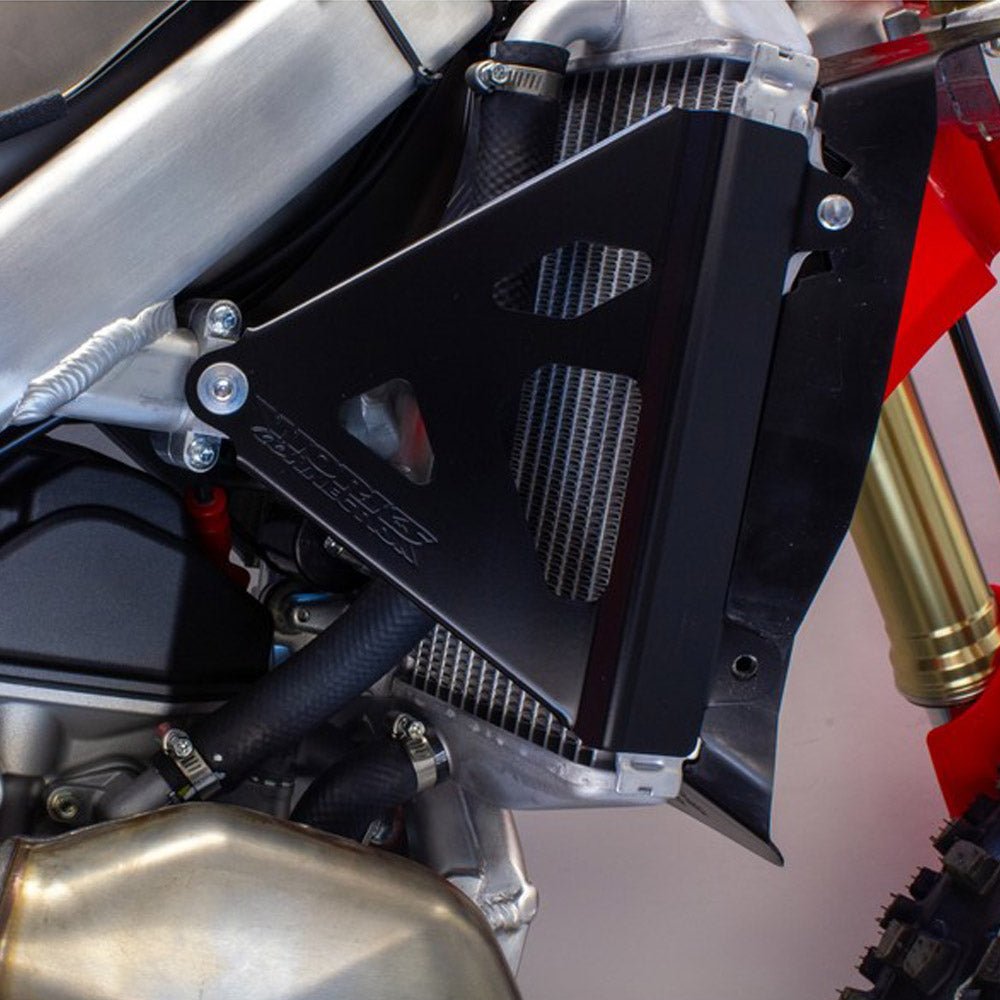 WORKS CONNECTION RADIATOR BRACES HONDA CRF250R 22 - 24, CRF250RX 22 - 24, CRF450R 21 - 24, CRF450RX 21 - 25 - ACE Race Shop