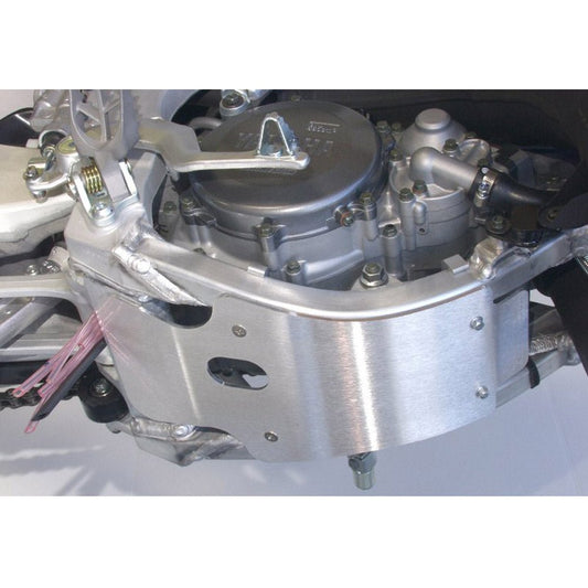 WORKS CONNECTION SKID PLATE CNC ALUMINUM YAMAHA YZ125 06 - 25, YZ125X 20 - 25 - ACE Race Shop