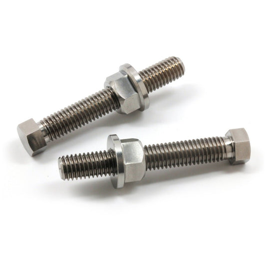 WORKS CONNECTION TITANIUM AXLE ADJUSTER BOLTS JAPANESE (R) - ACE Race Shop