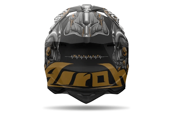 Wraaap Cyborg Matt MX Helmet - ACE Race Shop