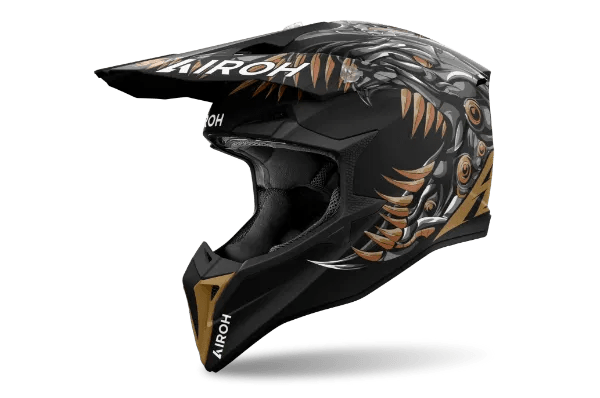 Wraaap Cyborg Matt MX Helmet - ACE Race Shop